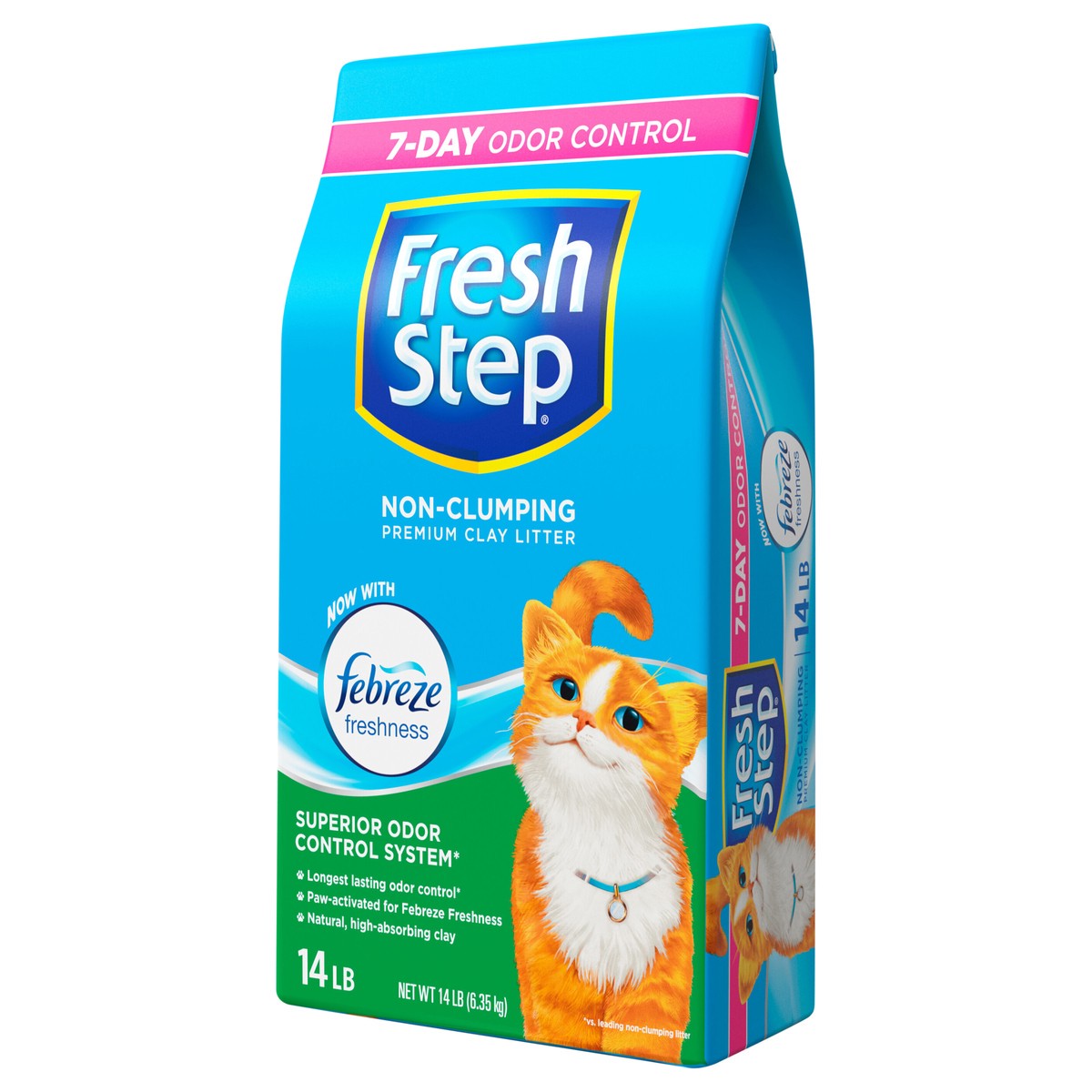 slide 6 of 9, Fresh Step Cat Litter, 14 lb