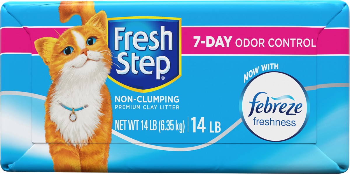 slide 3 of 9, Fresh Step Cat Litter, 14 lb