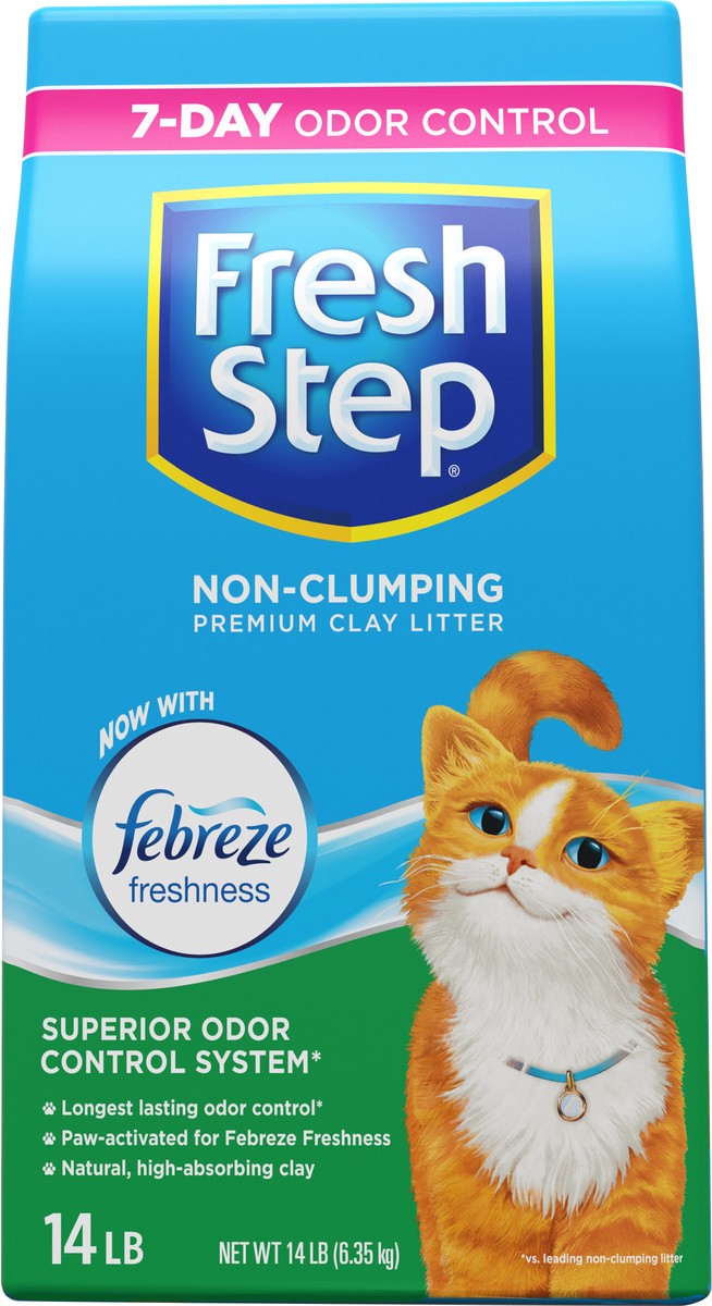 slide 4 of 9, Fresh Step Cat Litter, 14 lb