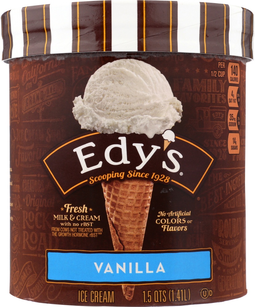 Edy's Vanilla Grand Ice Cream 1.5 qt Shipt