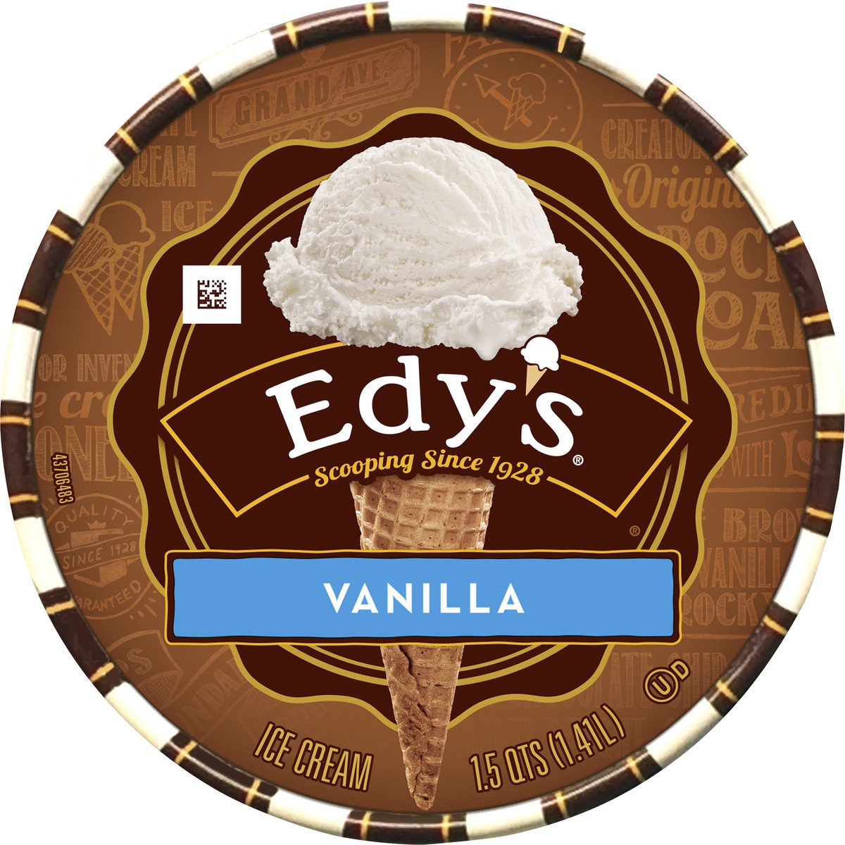 slide 7 of 7, Edy's Vanilla Ice Cream 1.5 qt, 1.5 qt