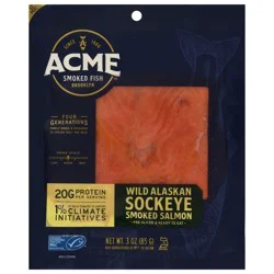 Acme™ wild Alaskan sockeye smoked salmon