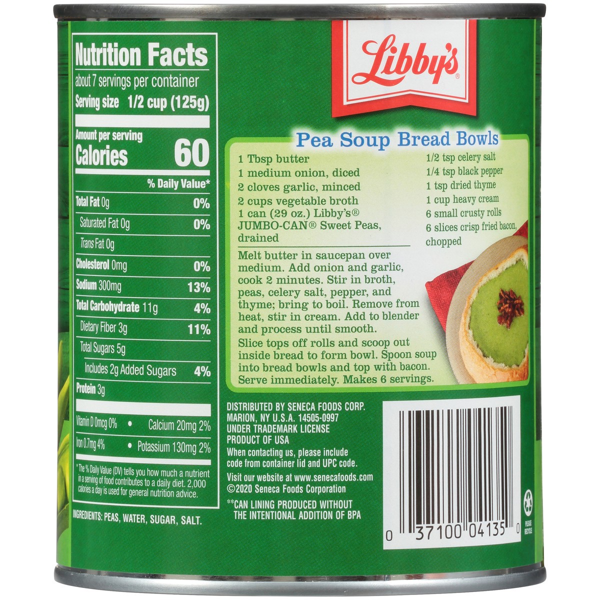 slide 5 of 7, Libby's Peas, 29 oz