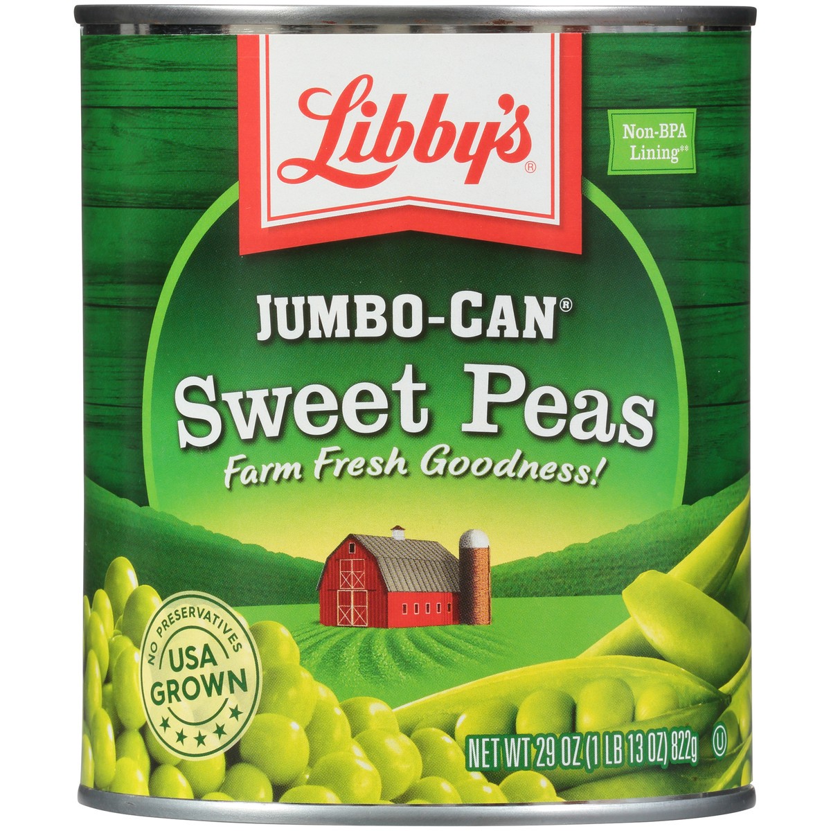 slide 7 of 7, Libby's Peas, 29 oz