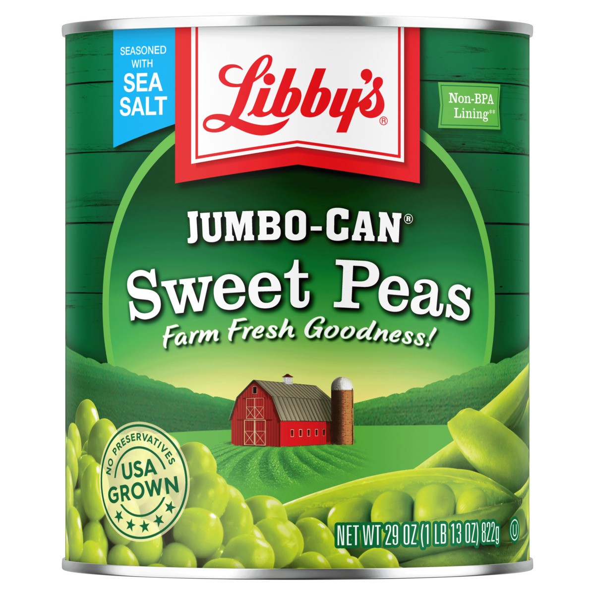 slide 1 of 7, Libby's Peas, 29 oz