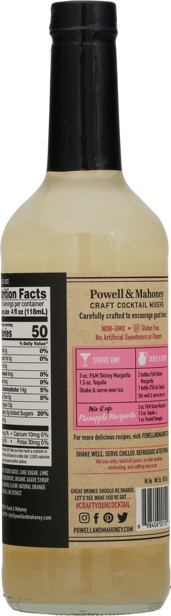 slide 4 of 12, Powell & Mahoney Non-Alcoholic Margarita Cocktail Mixer - 25.36 fl oz, 25.36 fl oz