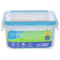 Simply Done 16.9 Ounce Small Square Snap & Lock Container & Lid 1 ea