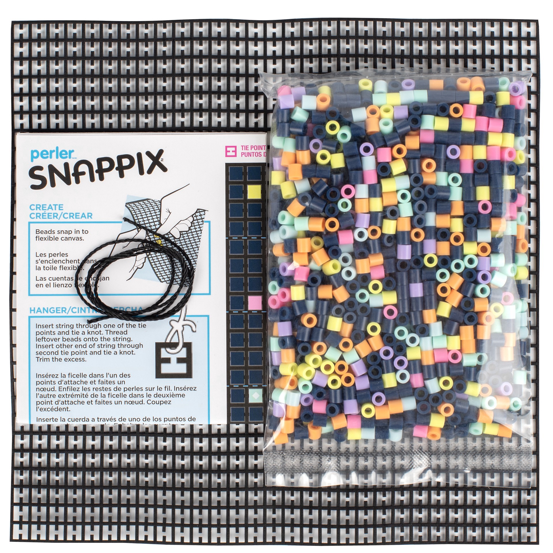 slide 4 of 7, Perler Snappix You Got This Bead Craft Kit, 7.75 in x 7.75 in