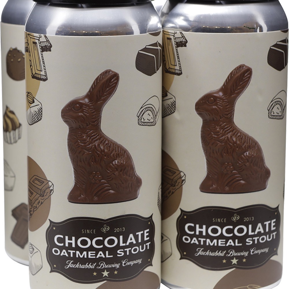 slide 1 of 1, Jackrabbit Chocolate Oatmeal Stout, 4 ct; 16 oz