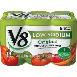V8 Original Low Sodium 100 Vegetable Juice