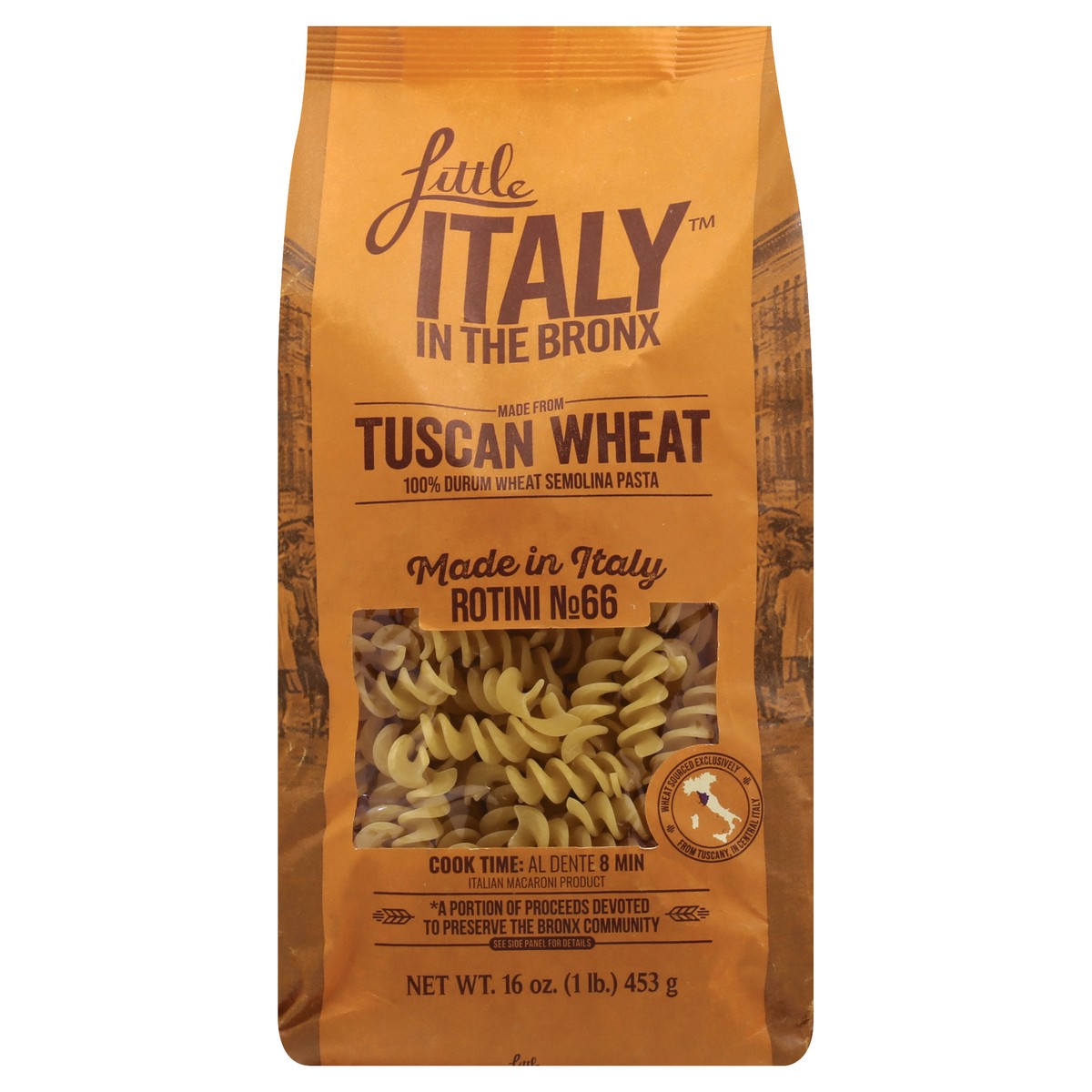 slide 11 of 13, Little Italy in the Bronx No. 66 Rotini 16 oz, 16 oz