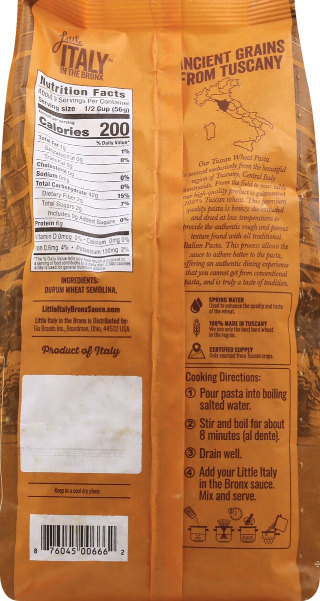 slide 4 of 13, Little Italy in the Bronx No. 66 Rotini 16 oz, 16 oz