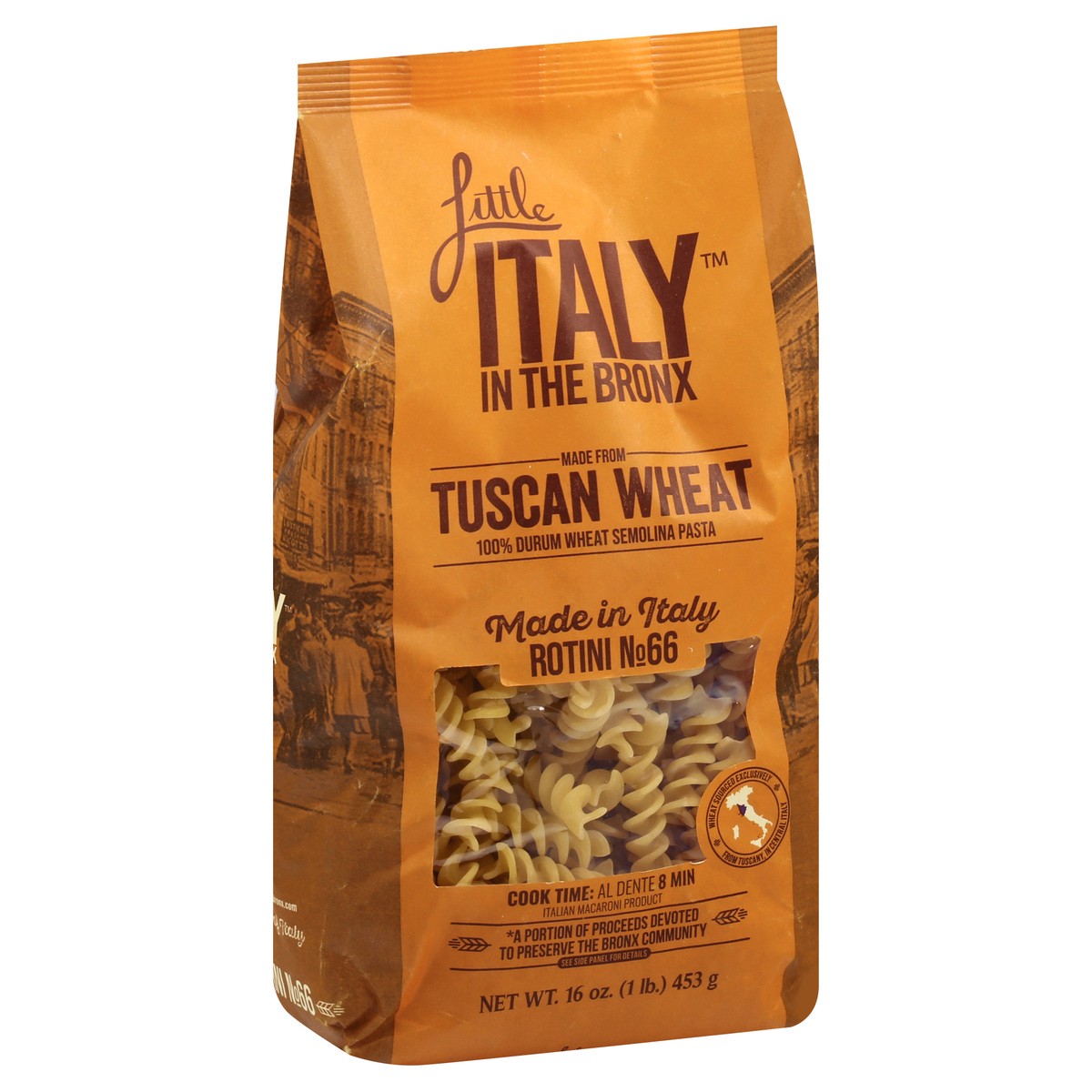 slide 6 of 13, Little Italy in the Bronx No. 66 Rotini 16 oz, 16 oz