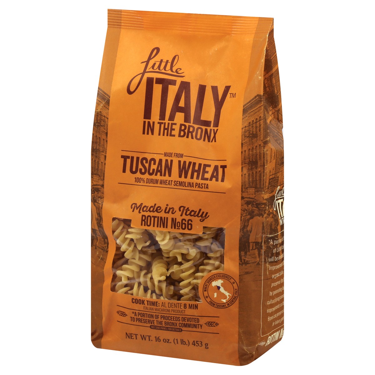 slide 7 of 13, Little Italy in the Bronx No. 66 Rotini 16 oz, 16 oz