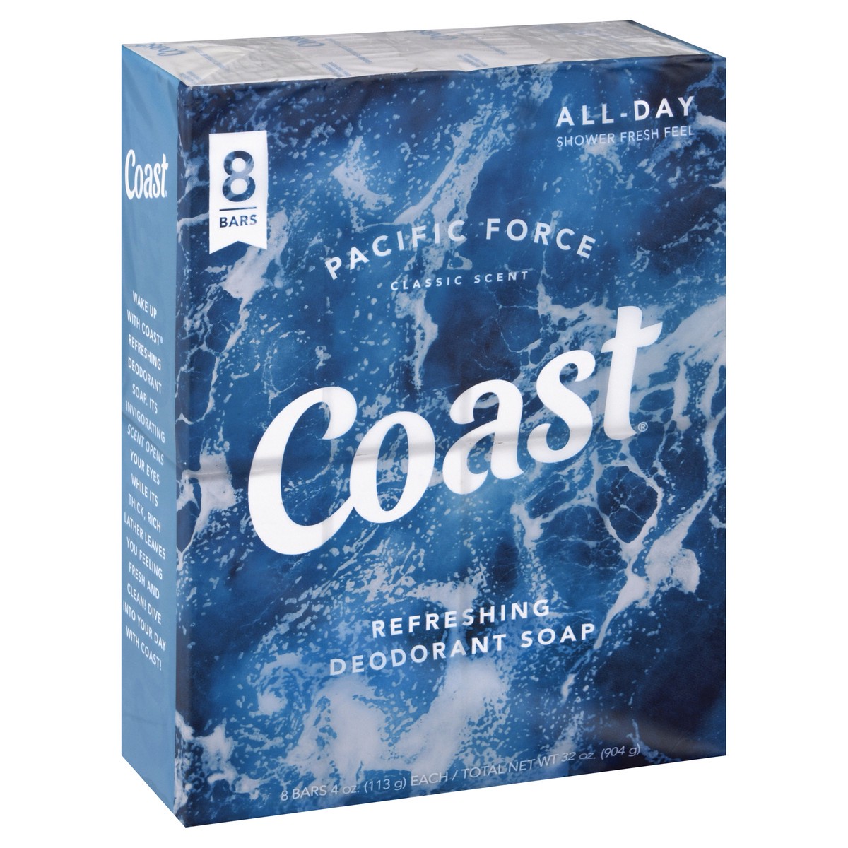 slide 2 of 9, Coast Classic Scent Refreshing Deodorant Soap, 8 ct; 4 oz