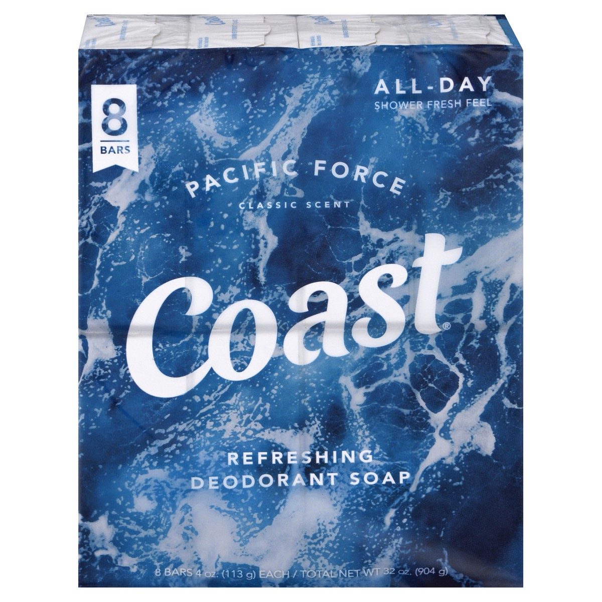 slide 1 of 9, Coast Classic Scent Refreshing Deodorant Soap, 8 ct; 4 oz