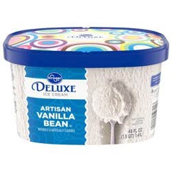 Kroger Deluxe Artisan Vanilla Bean Ice Cream