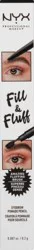NYX Professional MakeupProfessional Makeup NYX Professional MakeupBlack Fill & Fluff Eyebrow Pencil 0.007 oz
