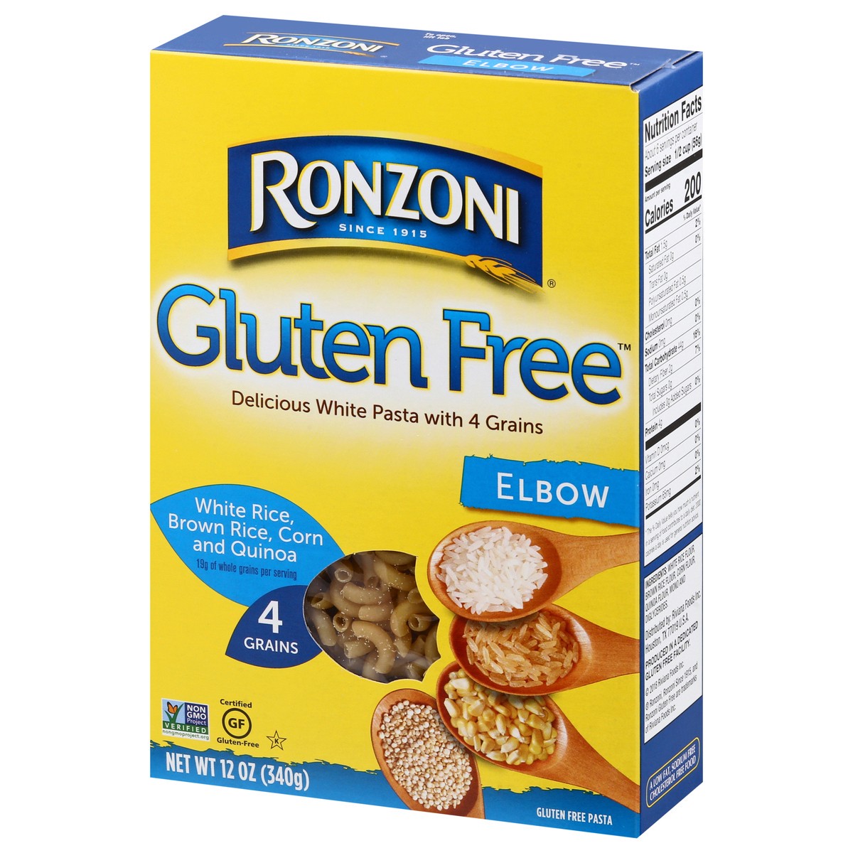 slide 3 of 8, Ronzoni Gluten Free Elbows Pasta, 12 oz