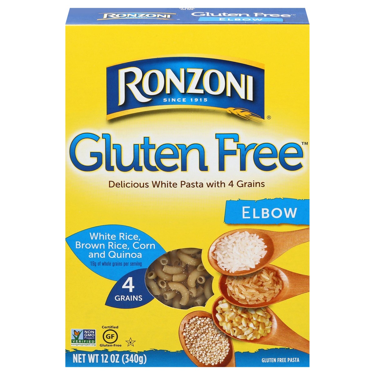 slide 1 of 8, Ronzoni Gluten Free Elbows Pasta, 12 oz