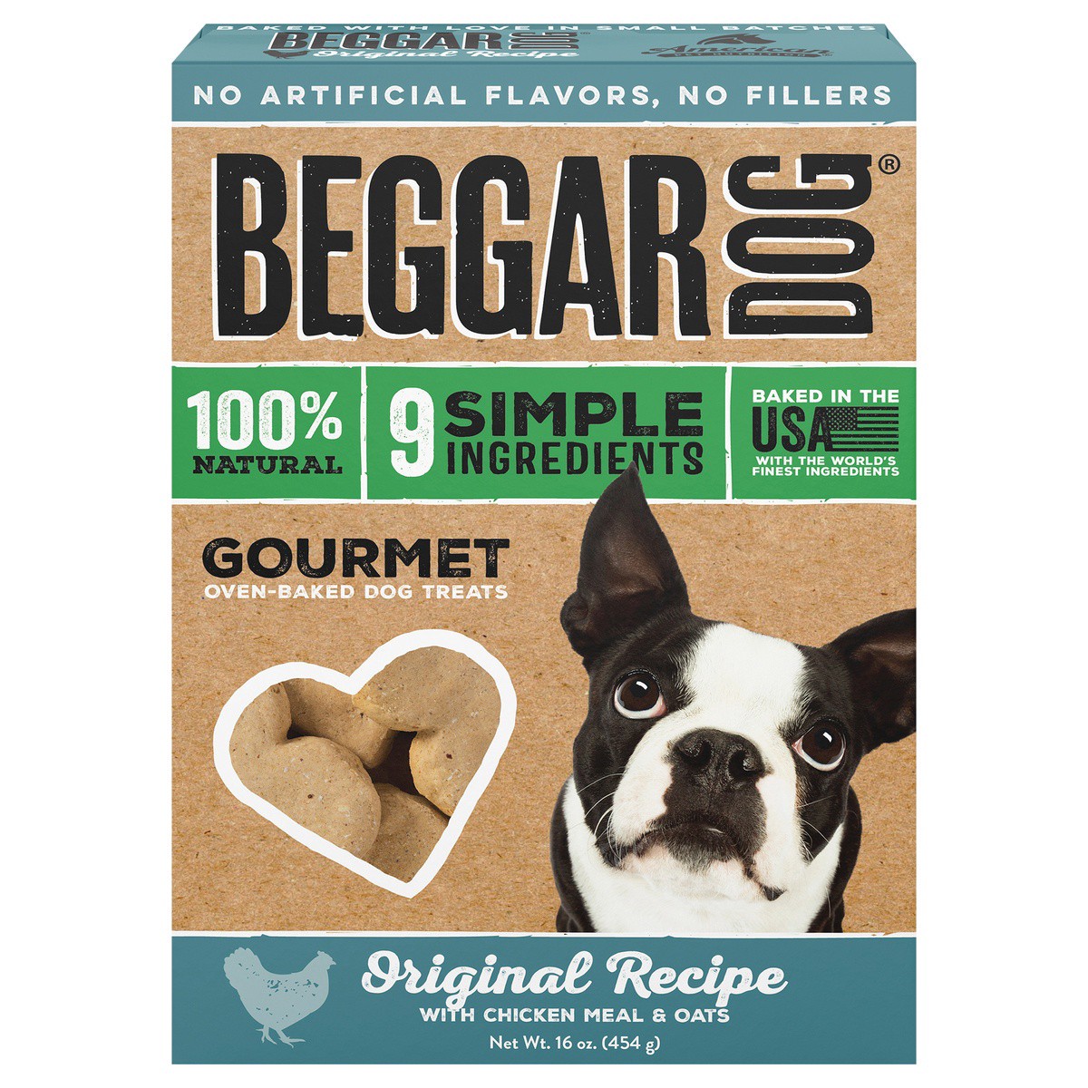 slide 1 of 3, Beggar Dog Original Dog Biscuits, 16.0 oz