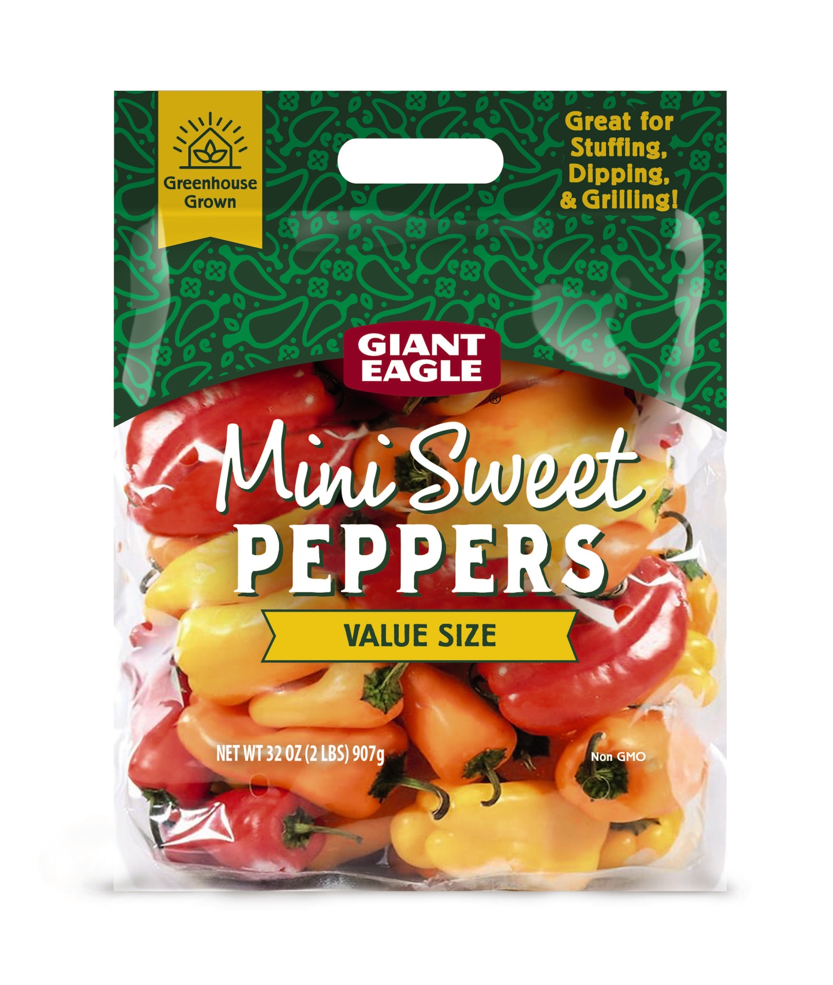 slide 1 of 1, Giant Eagle Mini Sweet Peppers, 2 lb