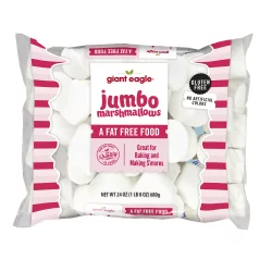 Giant Eagle Marshmallows, Jumbo, Fat Free