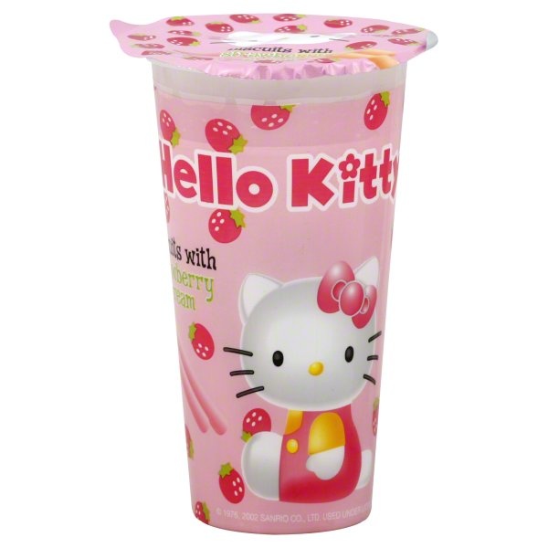 slide 1 of 1, Hello Kitty Strawberry Biscuits, 1.76 oz