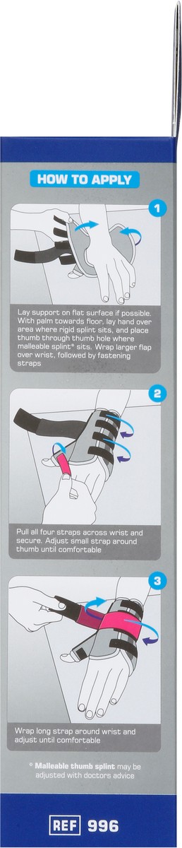 slide 2 of 9, Neo G Stabilized Wrist & Thumb Brace, Left, Adjustable Size, 1 ct