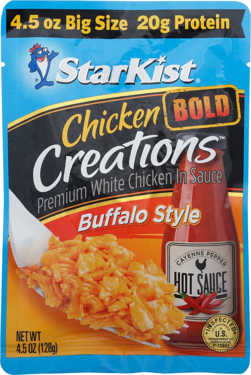 slide 7 of 9, Starkist Buffalo Chicken Creations, 4.5 oz