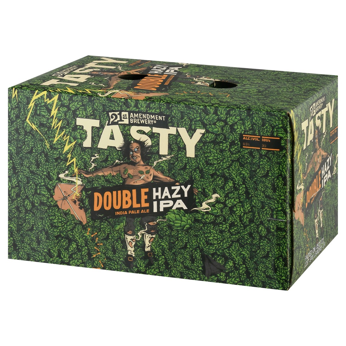 slide 3 of 9, 21st Amendment Brewery Tasty Double Hazy IPA Beer 6-12 oz Cans, 6 ct