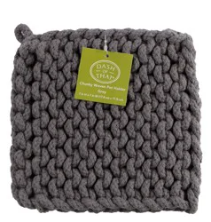 Dash of That® Chunky Knit Pot Holder - Grey