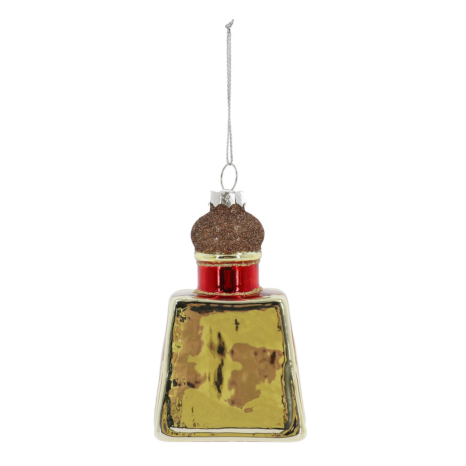 slide 3 of 4, 4.5" Glass Tequila Bottle Ornament By Ashland, 4.5 in