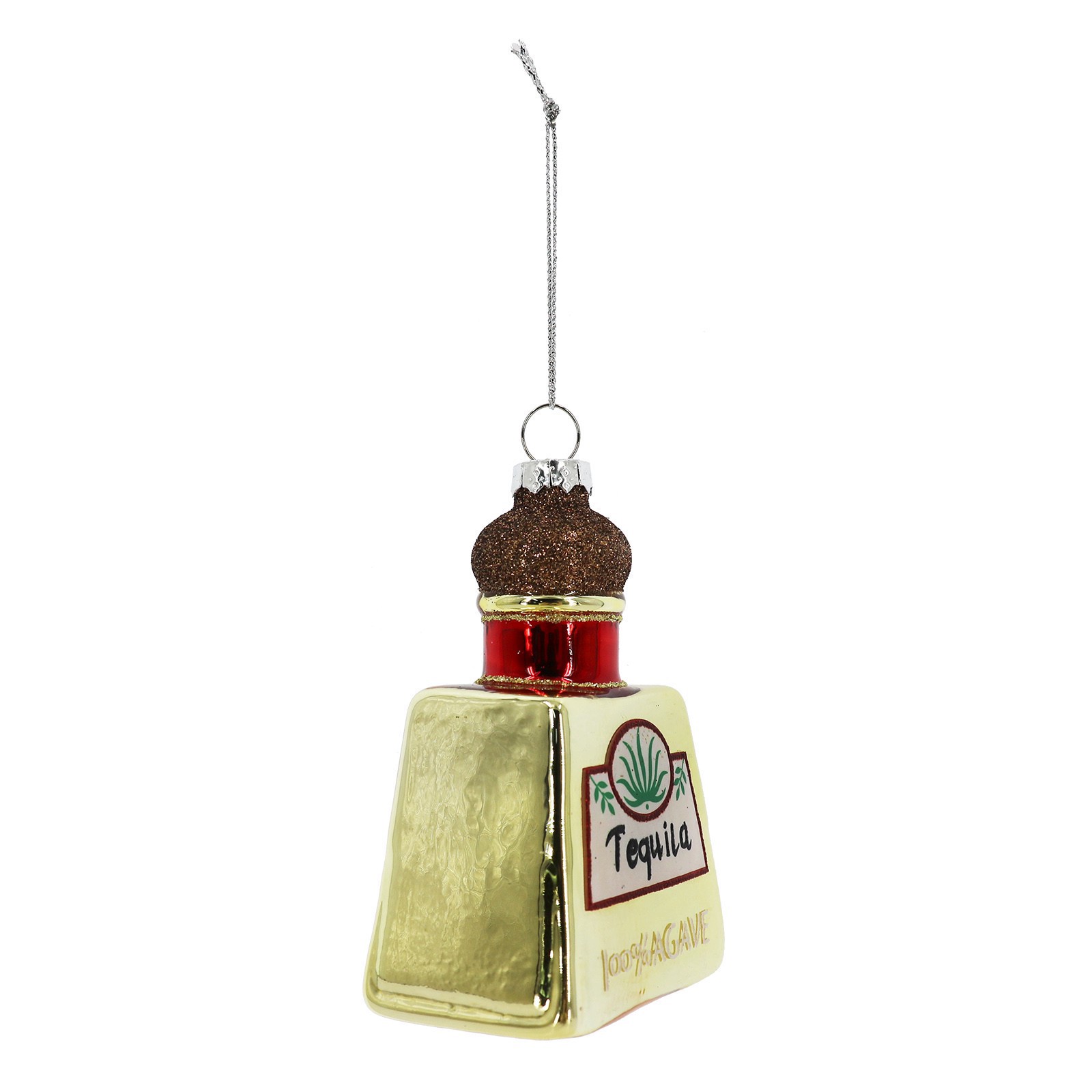 slide 2 of 4, 4.5" Glass Tequila Bottle Ornament By Ashland, 4.5 in