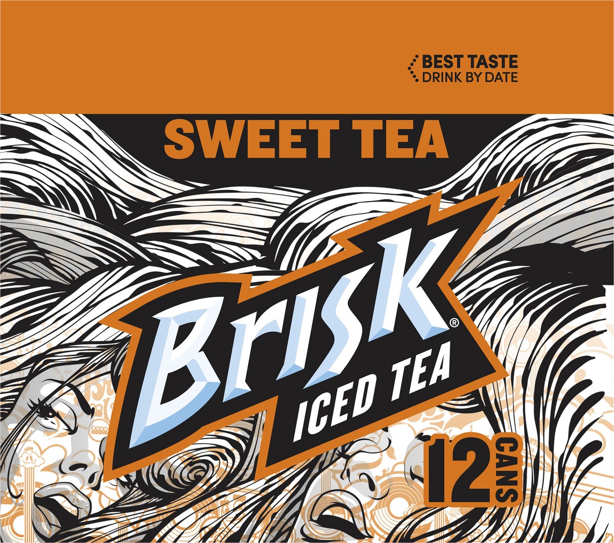 slide 8 of 9, Brisk Iced Tea, 12 ct; 12 fl oz