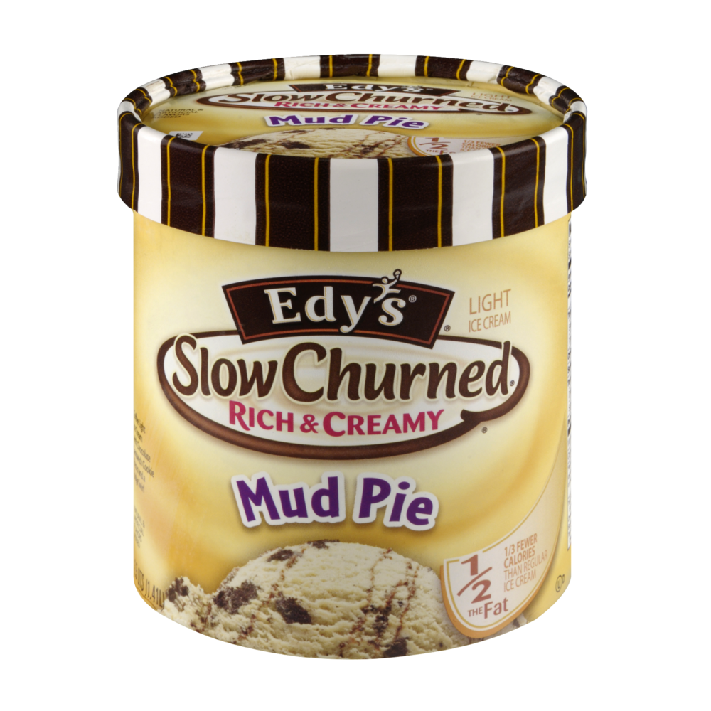 slide 1 of 1, Dreyer's/Edy's Slow Churned Mud Pie Ice Cream, 1.5 qt