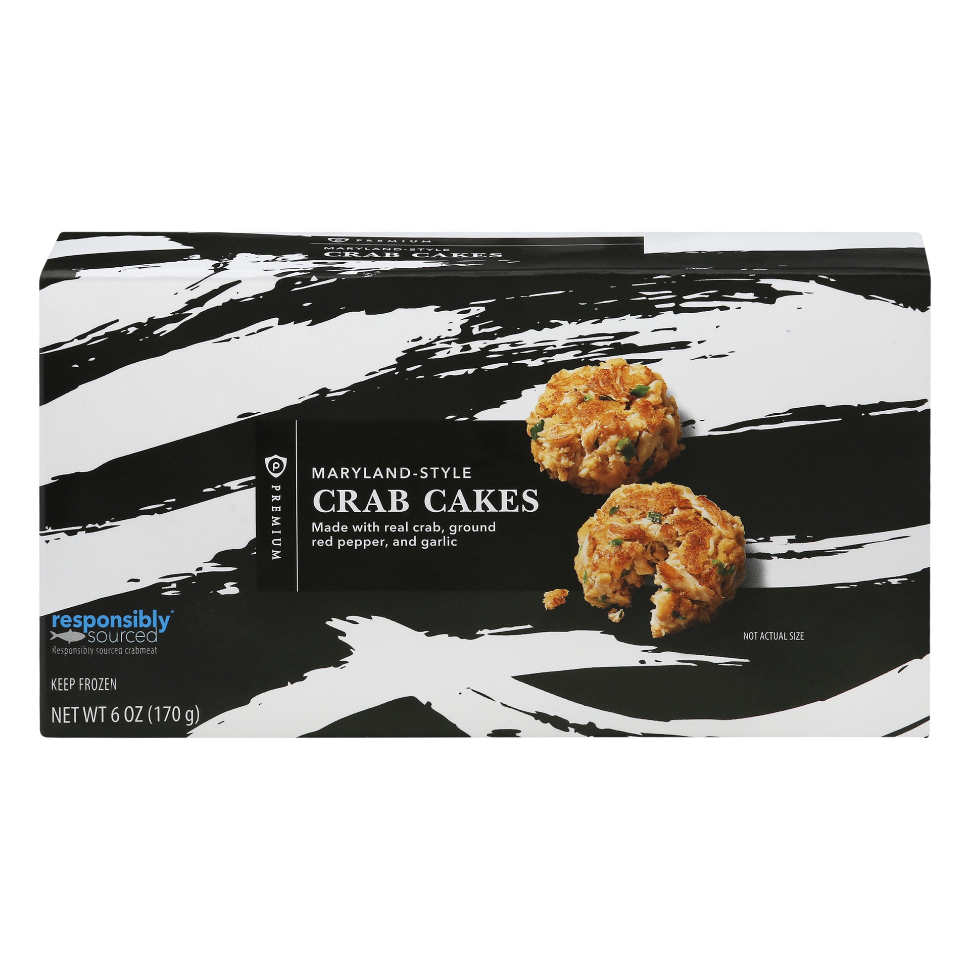 slide 1 of 1, Publix Premium Maryland-Style Crab Cakes, 6 oz