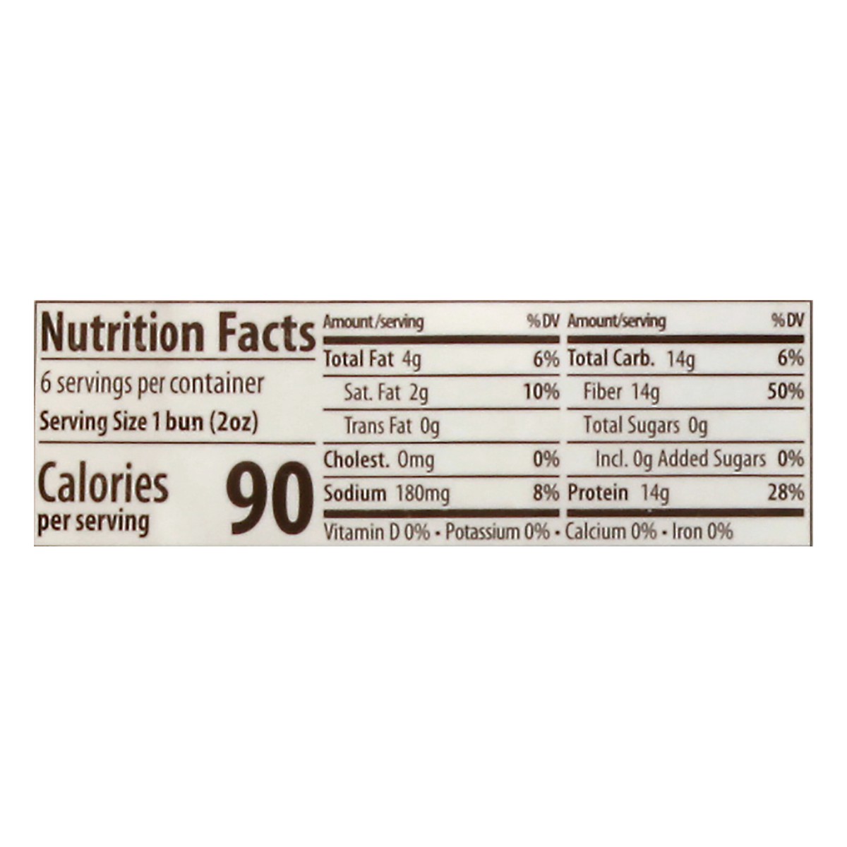 slide 5 of 10, ThinSlim Foods Hamburger Buns 12 oz, 12 oz