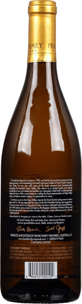 slide 6 of 9, Frank Family Vineyards Carneros Chardonnay 750 ml, 750 ml