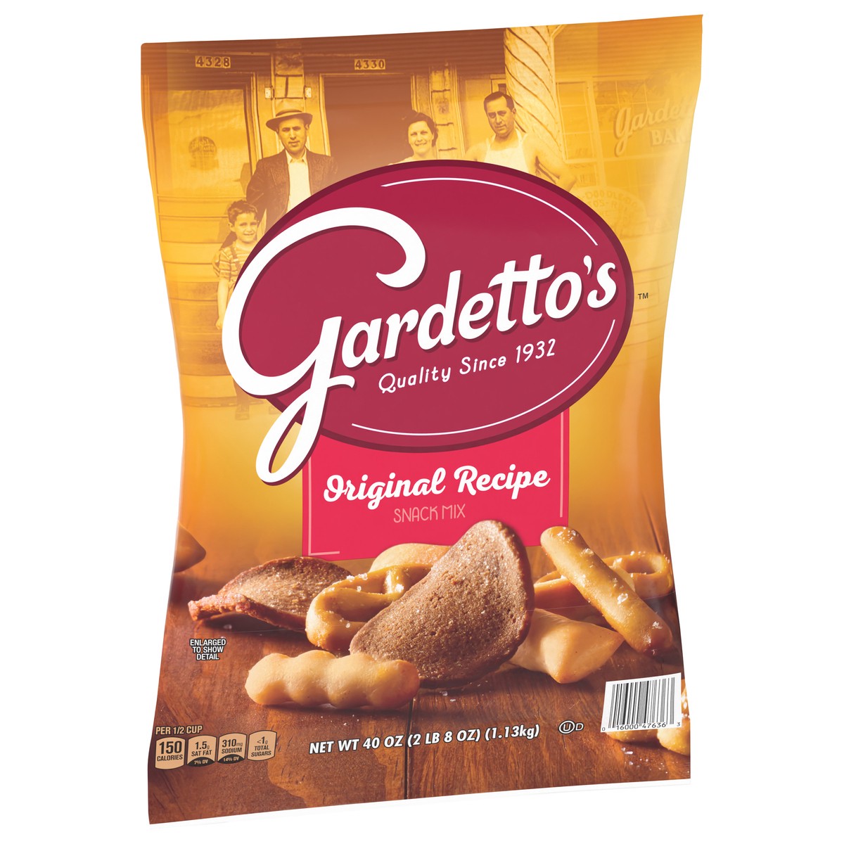 slide 3 of 13, Gardetto's Snack Mix, Original Recipe, Snack Bag, 40 oz, 40 oz