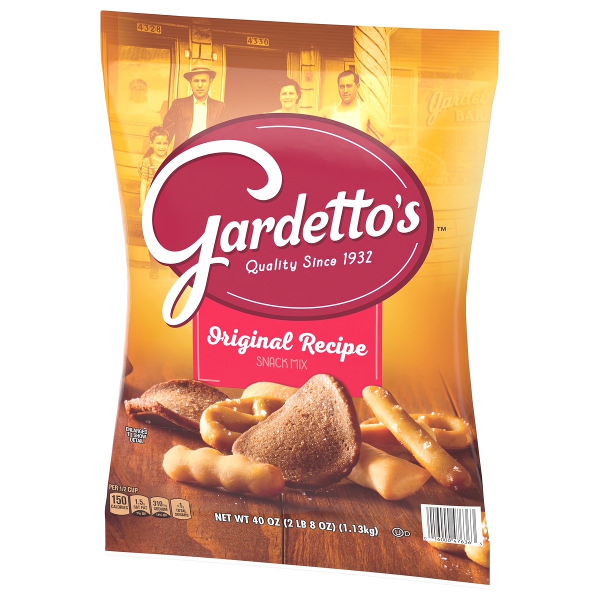 slide 9 of 13, Gardetto's Snack Mix, Original Recipe, Snack Bag, 40 oz, 40 oz