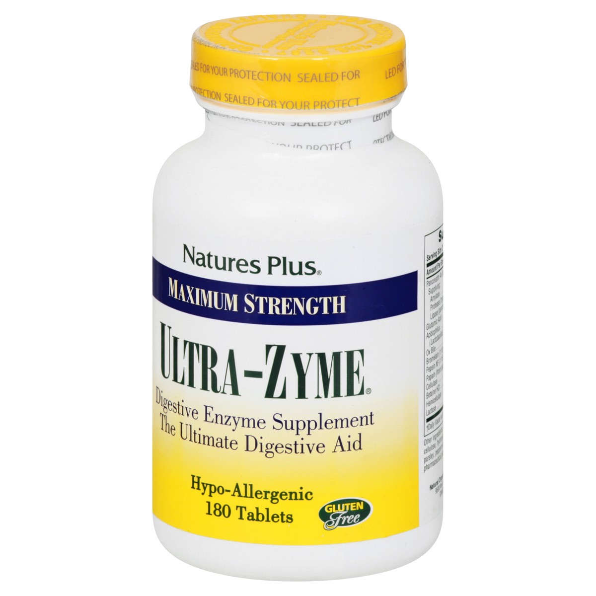 slide 4 of 12, Nature's Plus Ultra-Zyme Maximum Strength Tablets, 180 ct