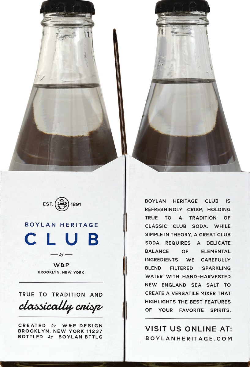 slide 4 of 5, Boylan Club Soda - 4 ct; 12 fl oz, 4 ct; 12 fl oz