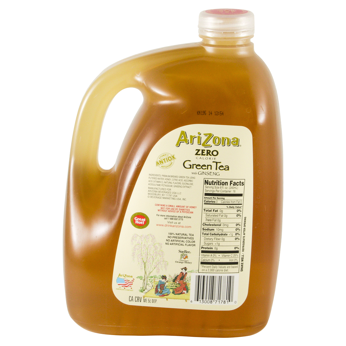 AriZona Diet Green Tea With Ginseng 128 oz | Shipt