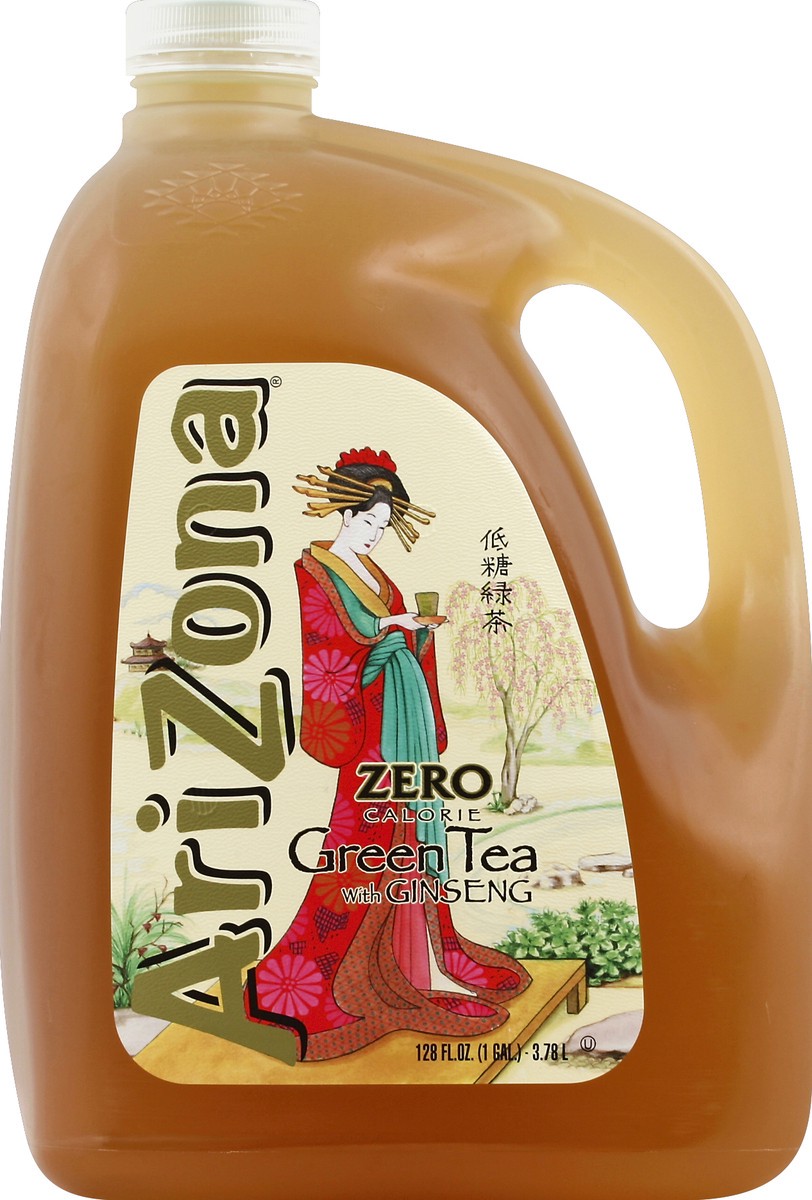 slide 1 of 5, Arizona Diet Green Tea With Ginseng 128 oz, 128 oz