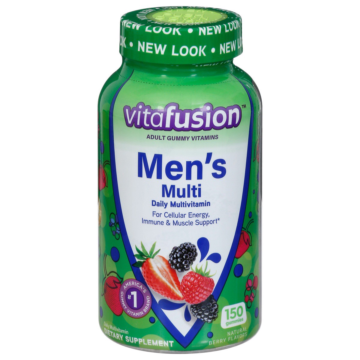 slide 1 of 5, vitafusion Men's Gummy Vitamins, 150 Count Multivitamin for Men, 150 ct