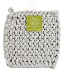 Dash of That 7'x7' Chunky Knit Potholder - Silver