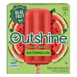 Outshine Watermelon Frozen Fruit Bars - 6ct/14.7oz