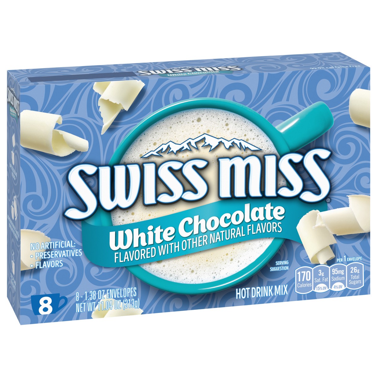 slide 8 of 9, Swiss Miss White Chocolate Hot Drink Mix - 8 ct, 8 ct