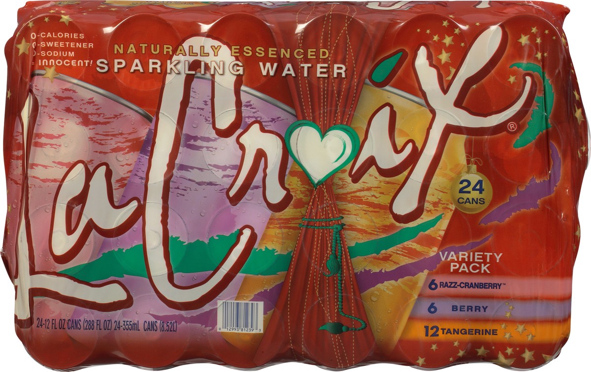 slide 9 of 9, La Croix Variety Pack Sparkling Water 24 - 12 fl oz Cans, 24 ct